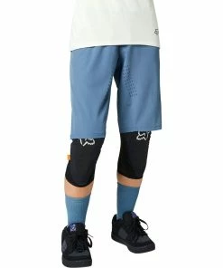 Fox Womens Flexair Lite Short No Liner, Matte Blue
