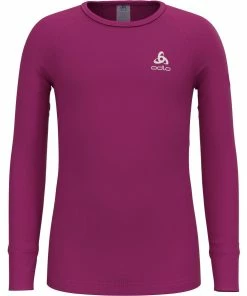 Odlo Active Warm Eco Kids Base Layer Oberteil, Festival Fuchsia