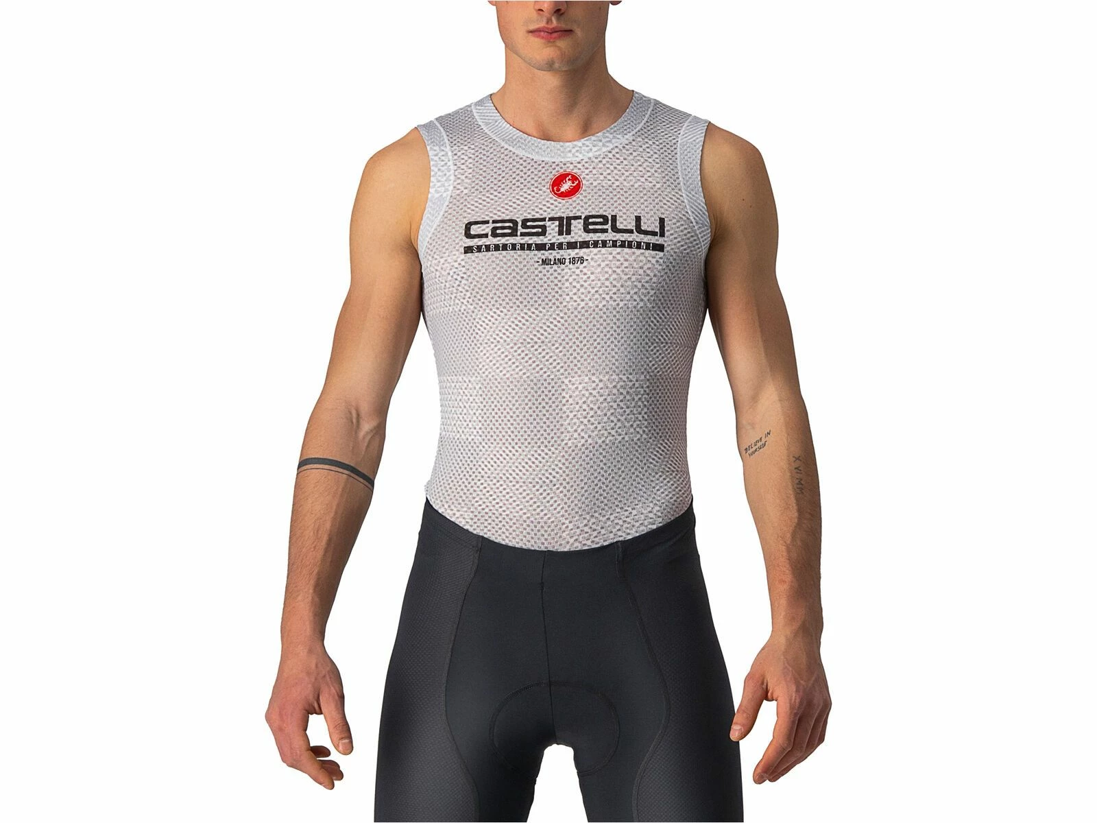 Castelli Pro Mesh BL Sleeveless, Silver Gray 1 Castelli Pro Mesh BL Sleeveless, Silver Gray