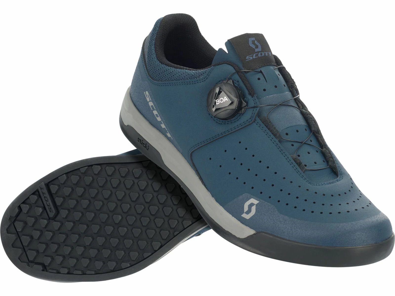 Scott Sport Volt Shoe, Matt Blue/black 1 Scott Sport Volt Shoe, Matt Blue/black