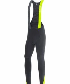 Gore Wear C5 Thermo Trägerhose+, Black/neon Yellow