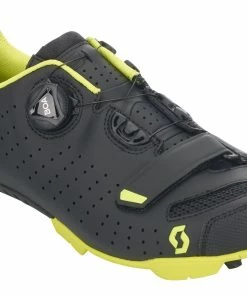 Scott MTB Comp BOA Shoe, Matt Black/sulphur Yellow