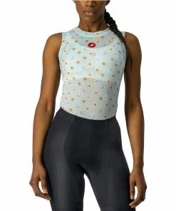 Castelli Pro Mesh 3 W Sleeveless, Light Acqua