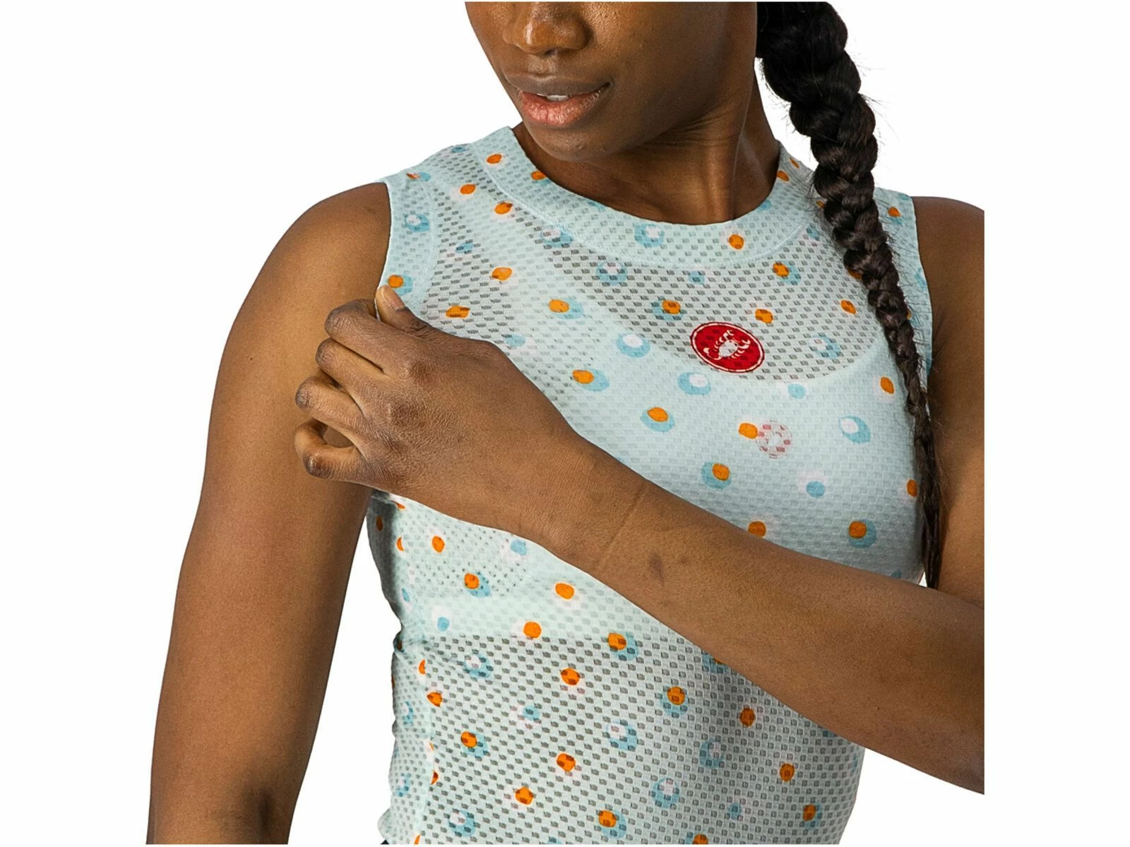 Castelli Pro Mesh 3 W Sleeveless, Light Acqua 4 Castelli Pro Mesh 3 W Sleeveless, Light Acqua – Bild 4