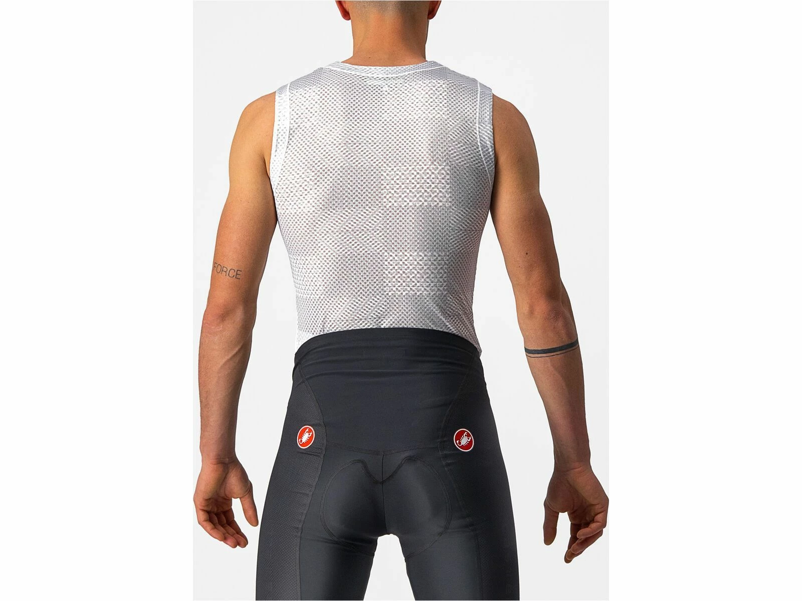 Castelli Pro Mesh BL Sleeveless, Silver Gray 3 Castelli Pro Mesh BL Sleeveless, Silver Gray – Bild 3