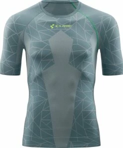 Cube Funktionsunterhemd Race Be Cool Kurzarm, Grey´n´green