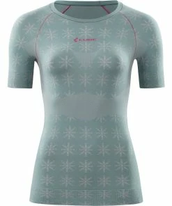 Cube WS Funktionsunterhemd Race Be Cool Kurzarm, Grey´n´pink