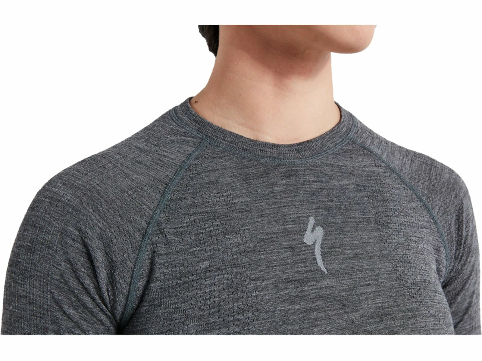 Specialized Women's Merino Seamless Long Sleeve Base Layer, Grey 5 Specialized Women's Merino Seamless Long Sleeve Base Layer, Grey – Bild 5