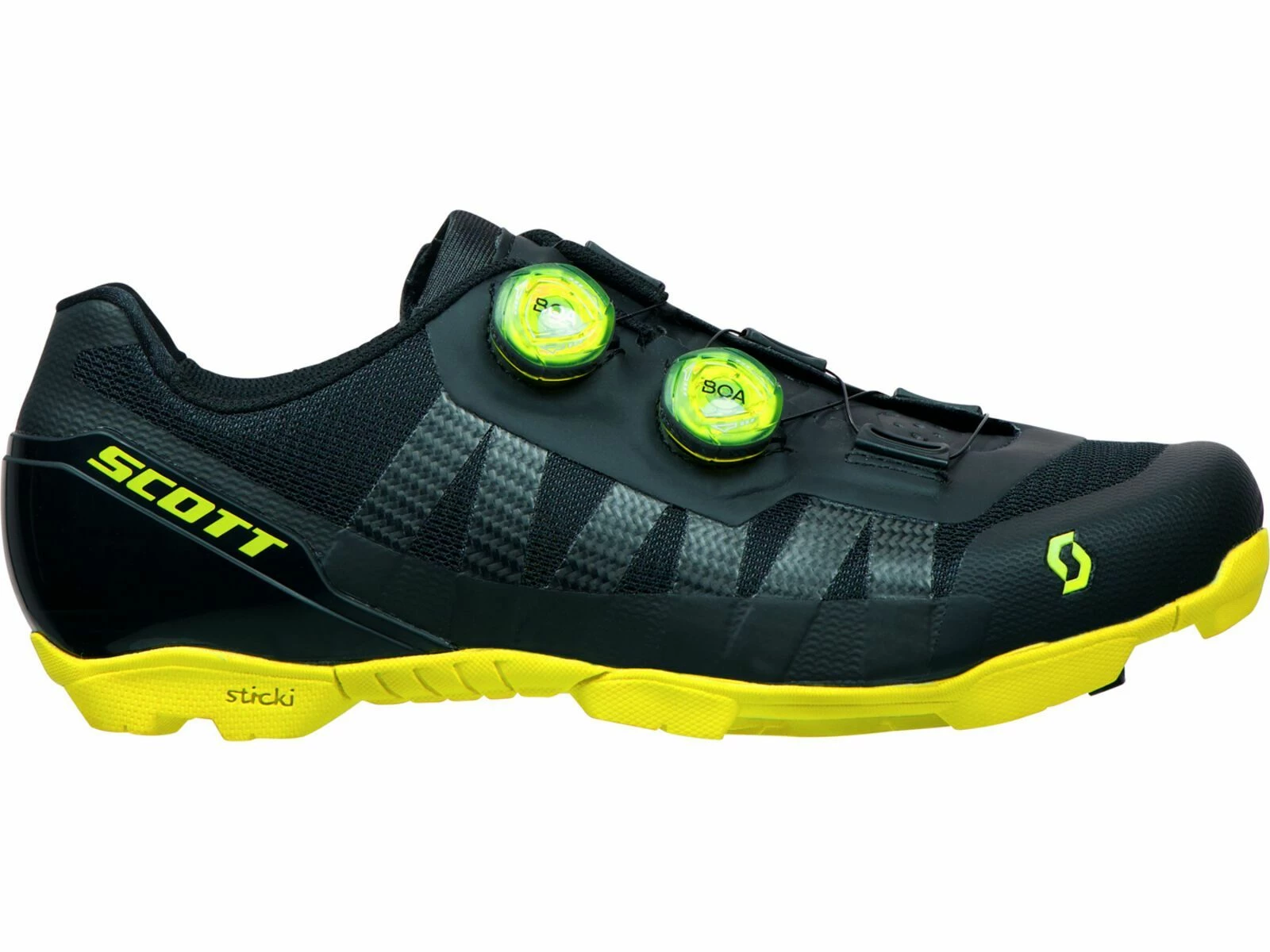 Scott MTB RC Shoe Ultimate, Black/sulphur Yellow 1 Scott MTB RC Shoe Ultimate, Black/sulphur Yellow