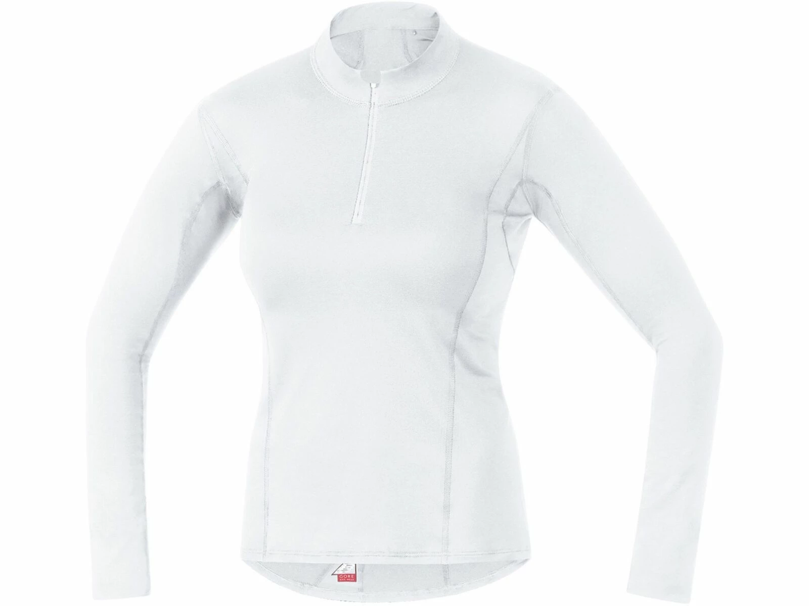Gore Wear M Damen Base Layer Thermo Stehkragenshirt, White 1 Gore Wear M Damen Base Layer Thermo Stehkragenshirt, White