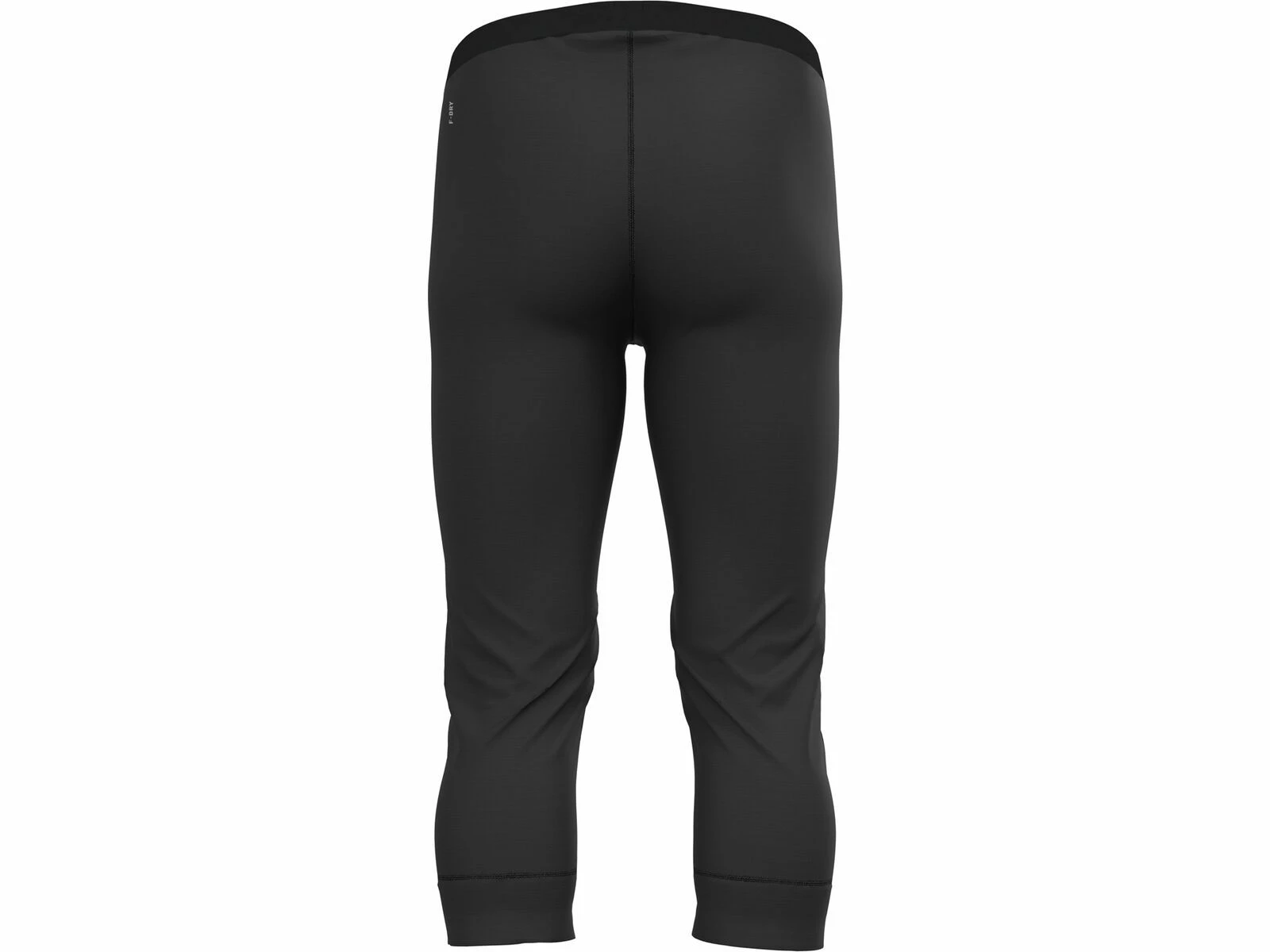 Odlo Active F-Dry Light Eco 3/4 Base Layer Tights Herren, Black 2 Odlo Active F-Dry Light Eco 3/4 Base Layer Tights Herren, Black – Bild 2