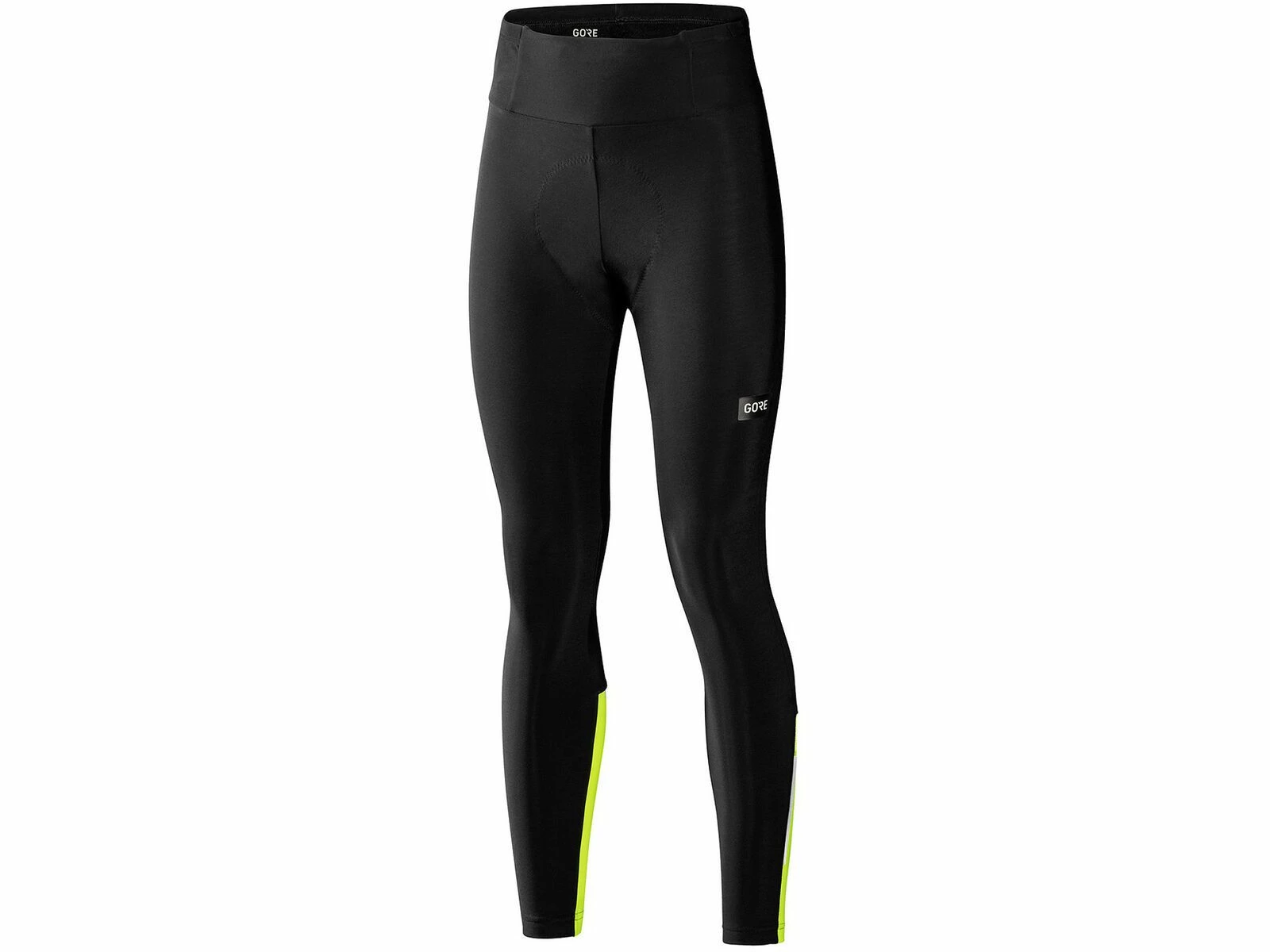 Gore Wear Progress Thermo Tights+ Damen, Black/neon Yellow 2 Gore Wear Progress Thermo Tights+ Damen, Black/neon Yellow – Bild 2