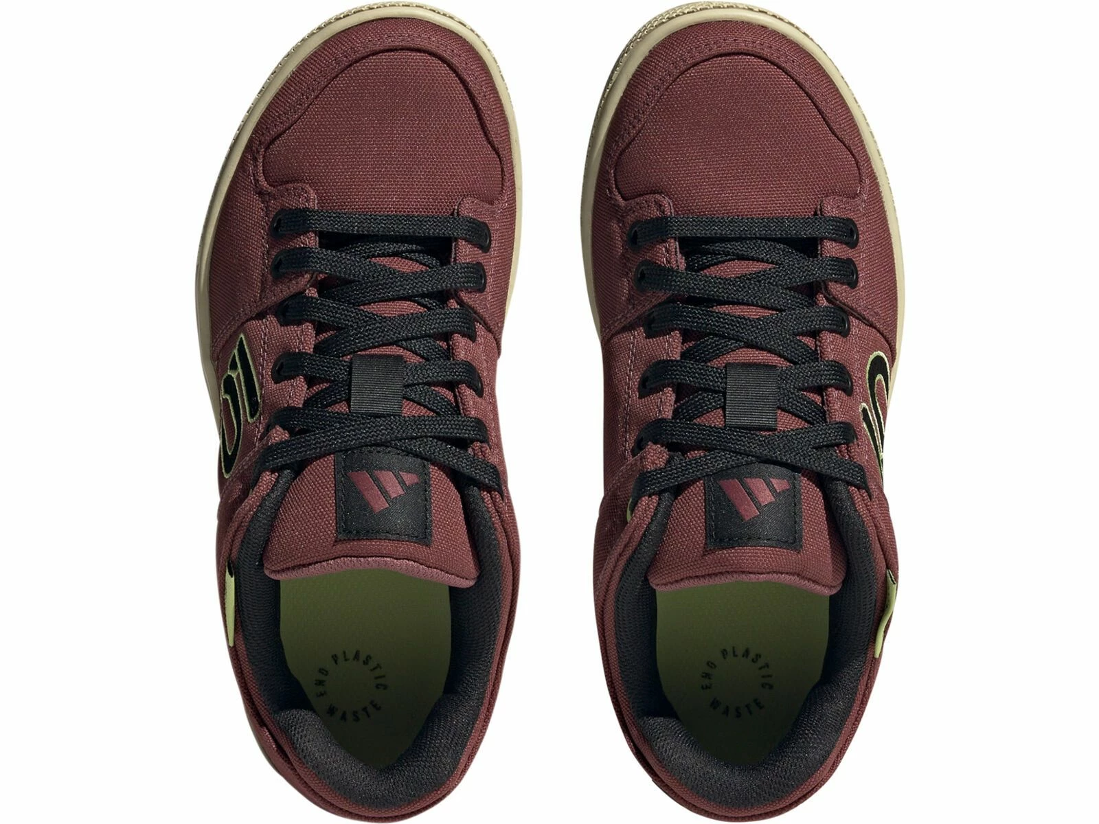 Five Ten Freerider Canvas Women, Burgundy/core Black/pulse Lime 3 Five Ten Freerider Canvas Women, Burgundy/core Black/pulse Lime – Bild 3