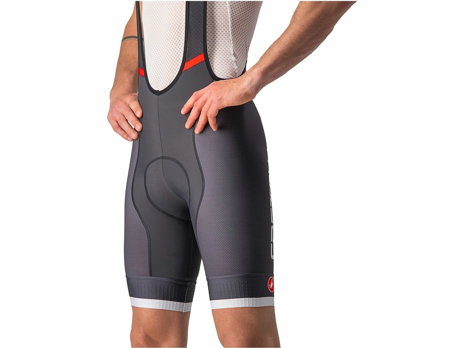 Castelli Competizione Kit Bibshort, Dark Gray/silver Gray 3 Castelli Competizione Kit Bibshort, Dark Gray/silver Gray – Bild 3