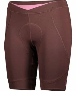 Scott Endurance 10 +++ Women's Shorts, Maroon Red/cassis Pink
