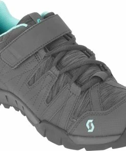 Scott Sport Trail Lady Shoe, Dark Grey/turquoise Blue