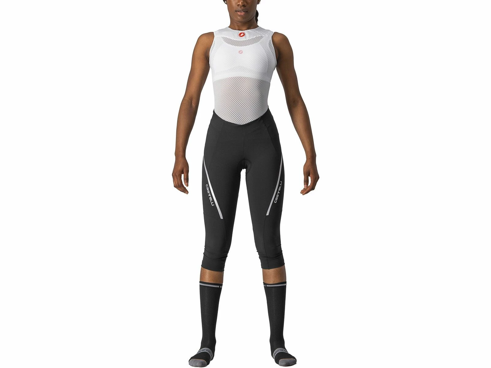 Castelli Velocissima 3 Knicker, Black/silver 1 Castelli Velocissima 3 Knicker, Black/silver