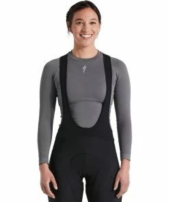 Specialized Women's Seamless Long Sleeve Baselayer, Grey