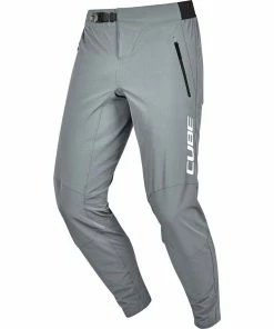 Cube Edge Baggy Pants, Grey