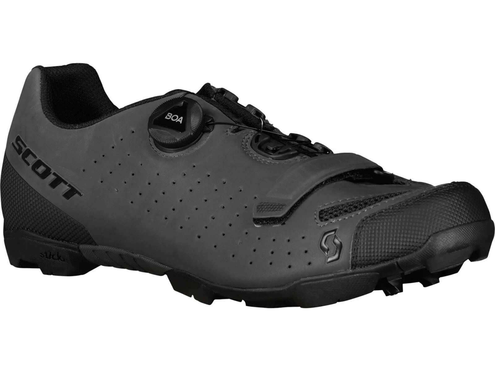 Scott MTB Comp BOA Reflective Shoe, Grey Reflective/black 1 Scott MTB Comp BOA Reflective Shoe, Grey Reflective/black