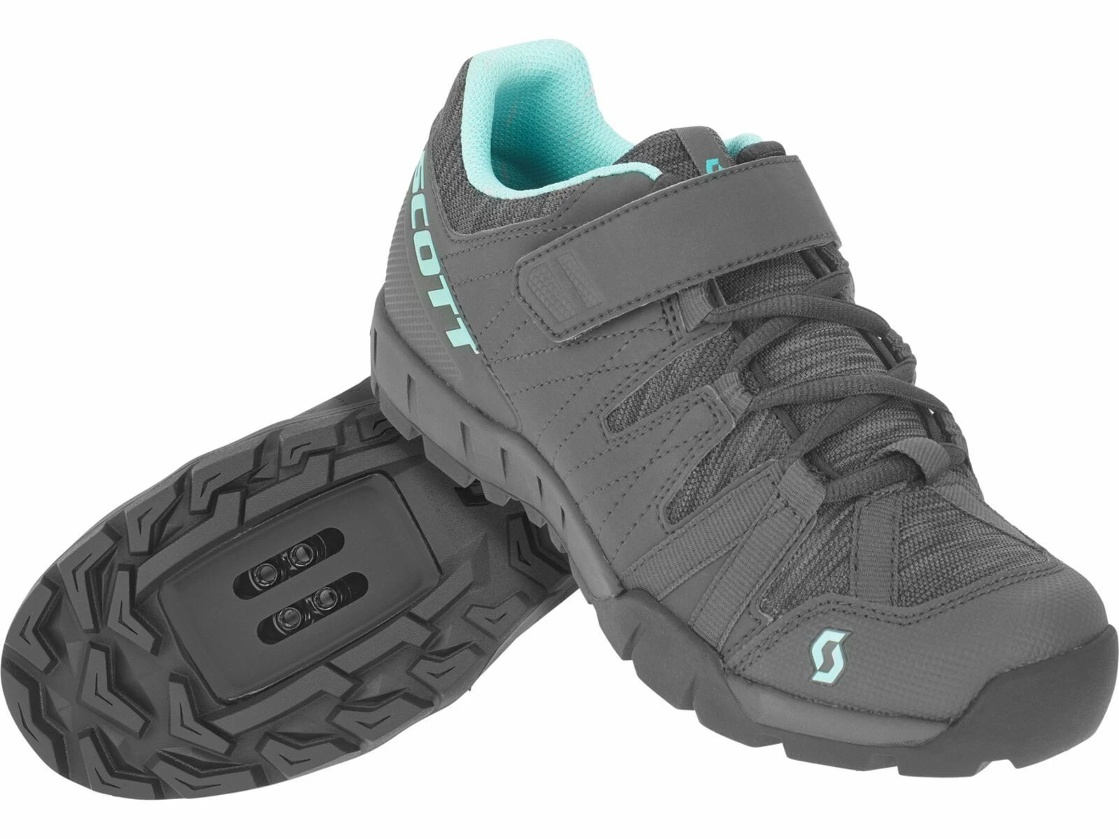 Scott Sport Trail Lady Shoe, Dark Grey/turquoise Blue 2 Scott Sport Trail Lady Shoe, Dark Grey/turquoise Blue – Bild 2