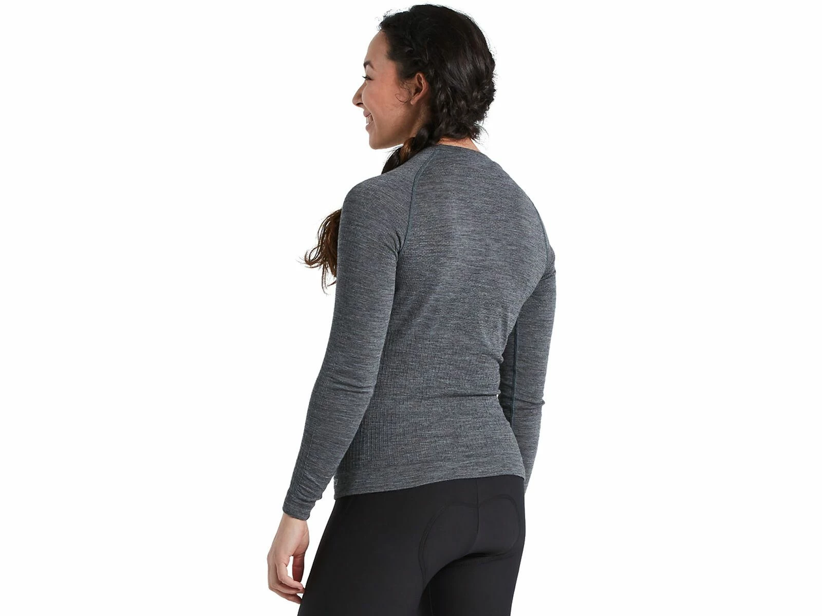 Specialized Women's Merino Seamless Long Sleeve Base Layer, Grey 4 Specialized Women's Merino Seamless Long Sleeve Base Layer, Grey – Bild 4