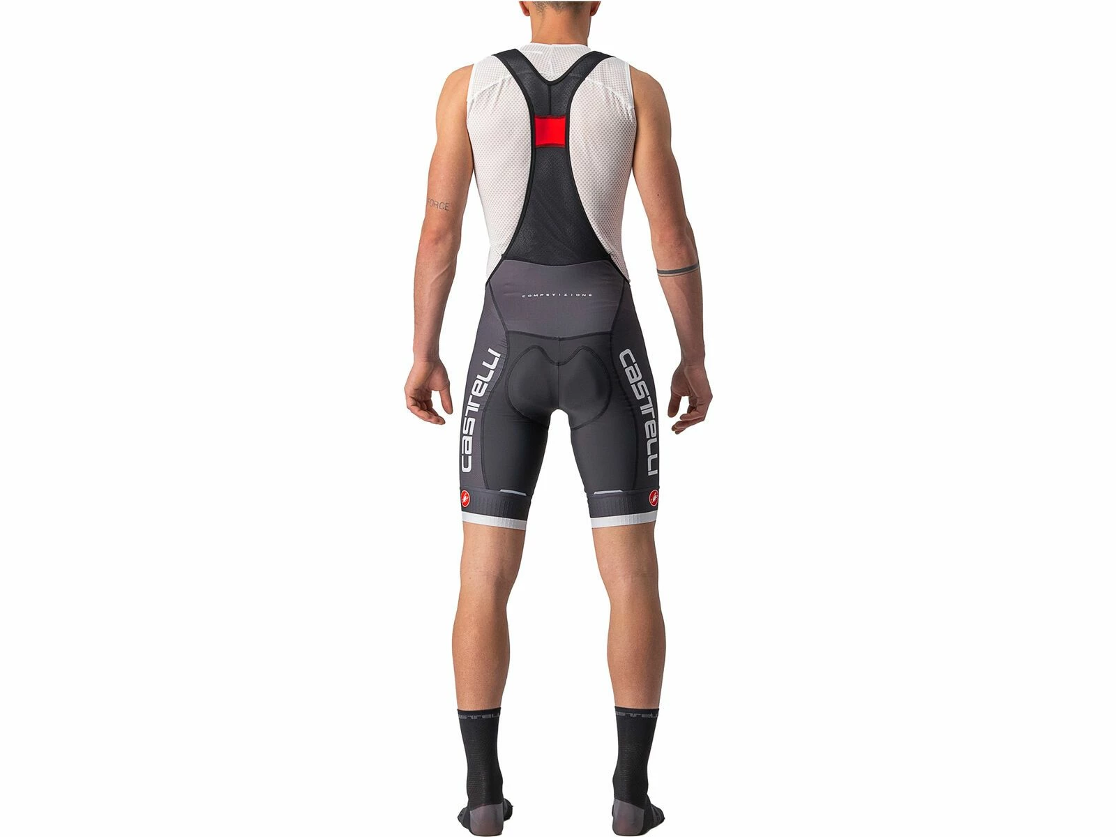 Castelli Competizione Kit Bibshort, Dark Gray/silver Gray 2 Castelli Competizione Kit Bibshort, Dark Gray/silver Gray – Bild 2