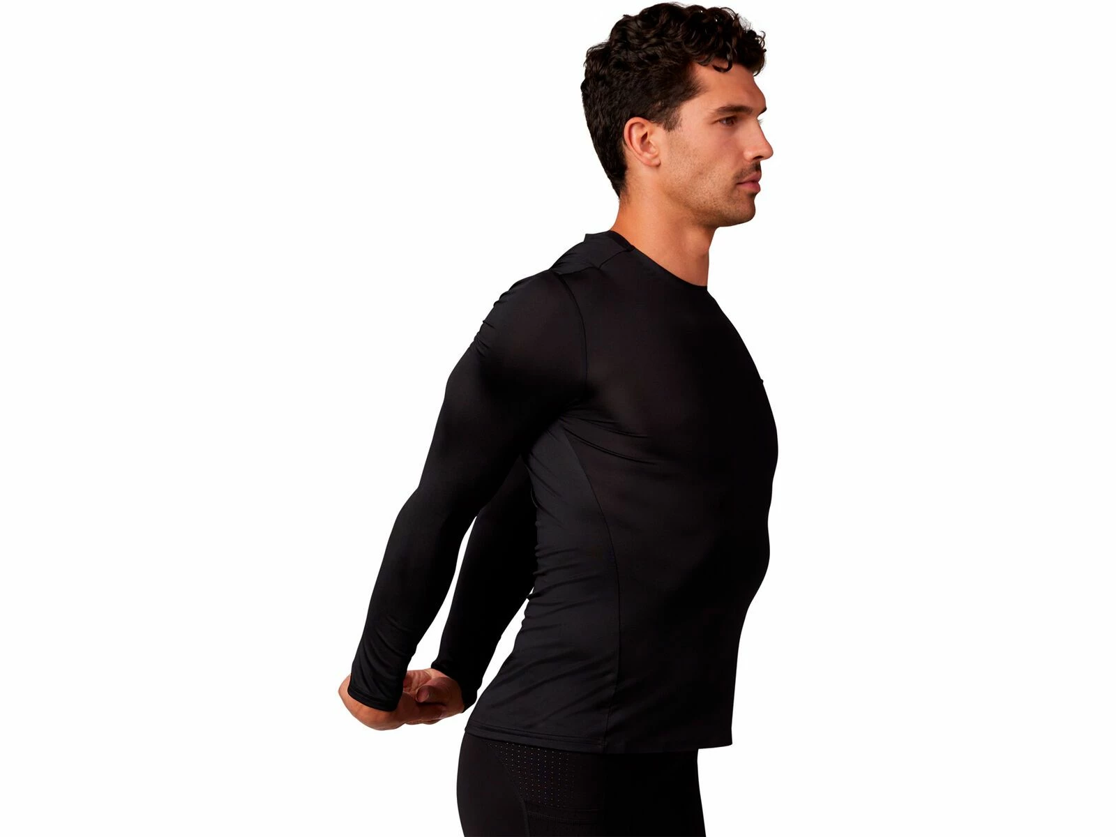 Fox Tecbase LS Shirt, Black 5 Fox Tecbase LS Shirt, Black – Bild 5