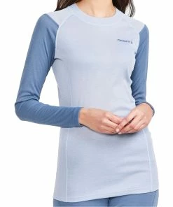 Craft Core Warm Baselayer LS Tee W, Flow-sulfur