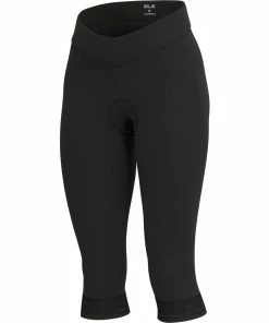 Ale Solid Classico 3/4 Lady Knickers, Black-charcoal Grey