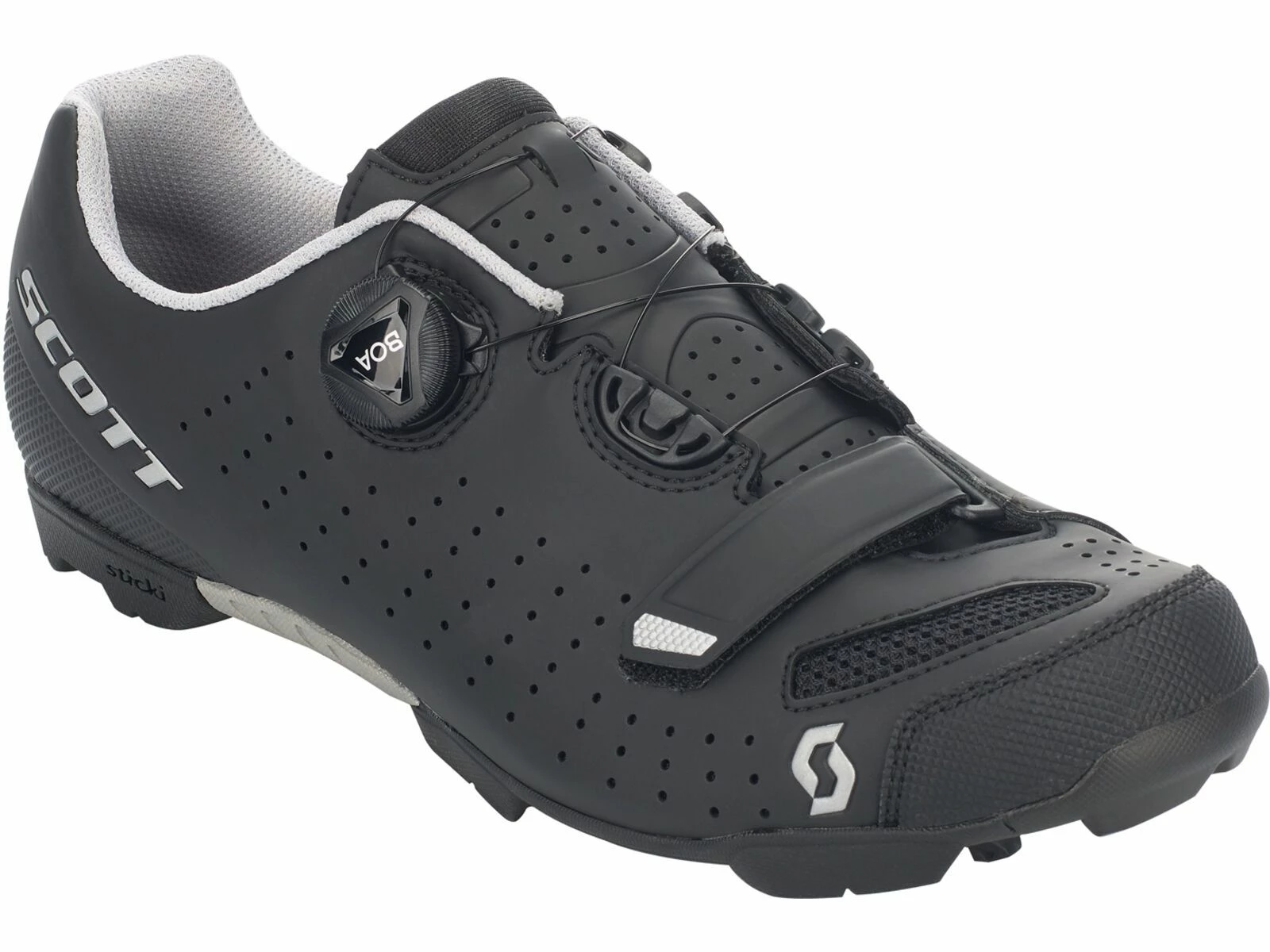 Scott MTB Comp BOA Shoe, Matt Black/silver 1 Scott MTB Comp BOA Shoe, Matt Black/silver