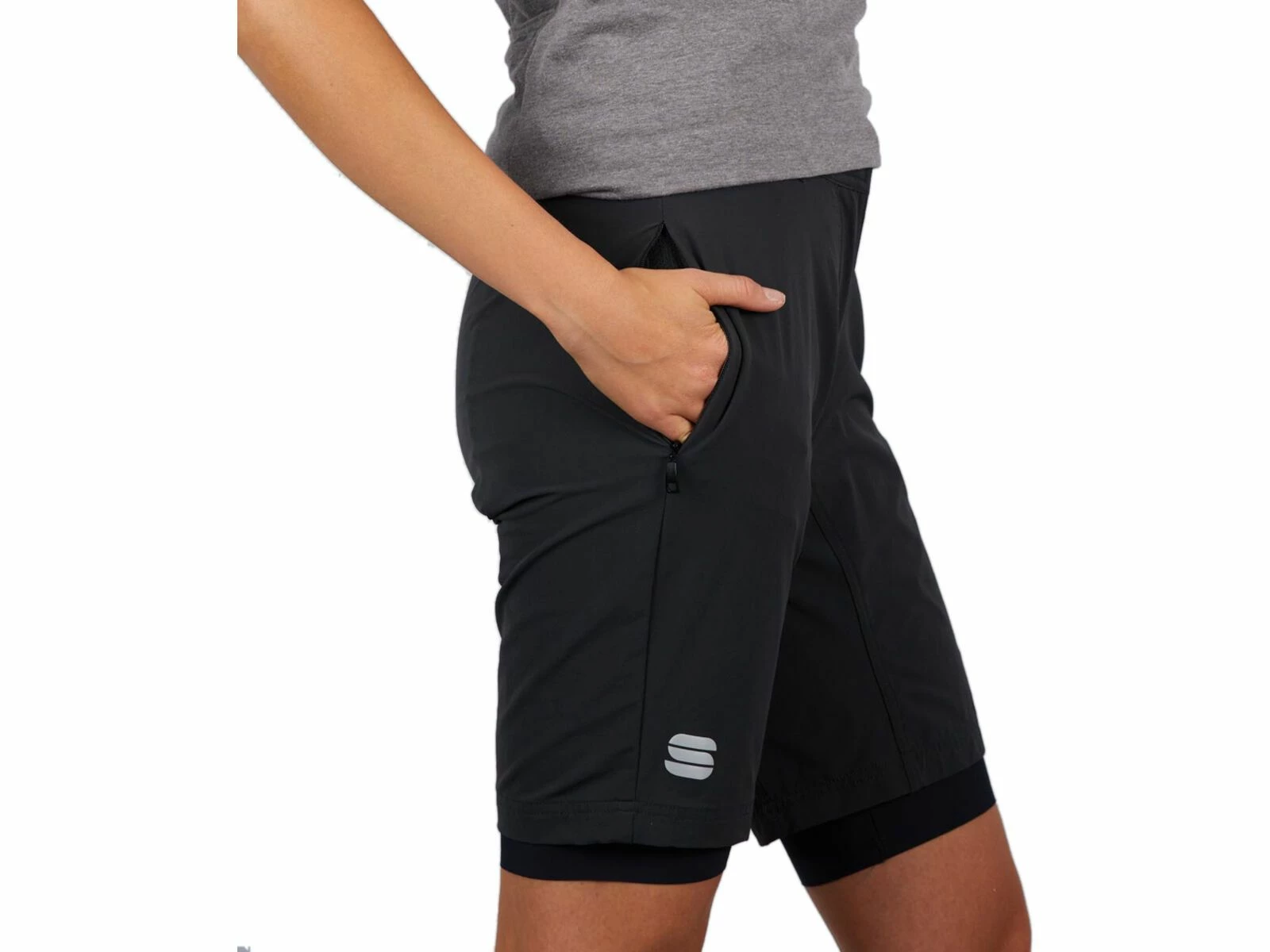 Sportful Giara W Overshort, Black 3 Sportful Giara W Overshort, Black – Bild 3