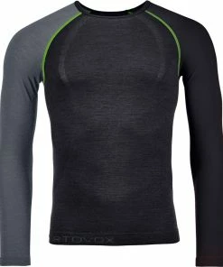 Ortovox 120 Merino Comp Light Long Sleeve M, Black Raven