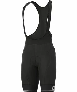 Ale Solid Corsa Bibshorts, Black-white