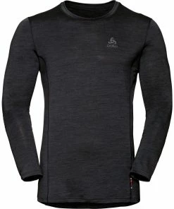 Odlo Natural + Light Base Layer Langarm-Shirt Men's, Black