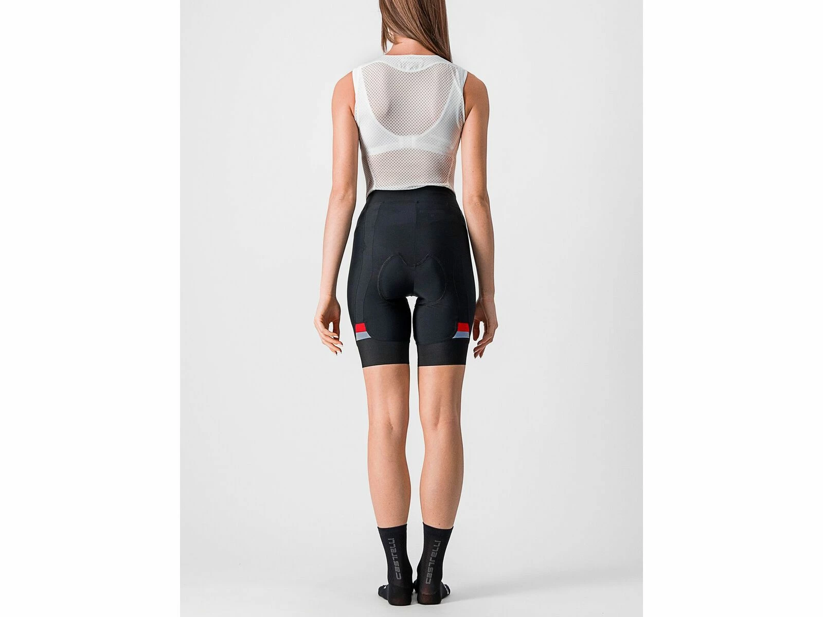 Castelli Prima Short, Black/hibiscus 3 Castelli Prima Short, Black/hibiscus – Bild 3