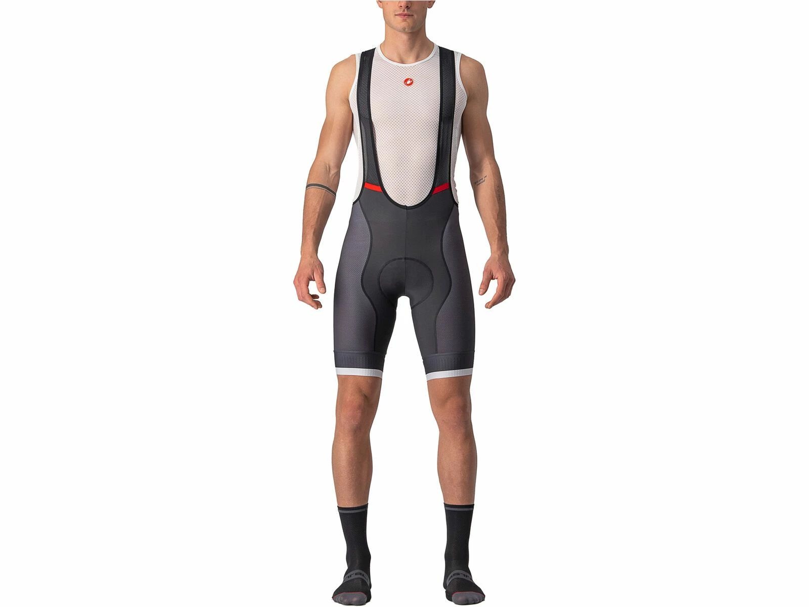 Castelli Competizione Kit Bibshort, Dark Gray/silver Gray 1 Castelli Competizione Kit Bibshort, Dark Gray/silver Gray