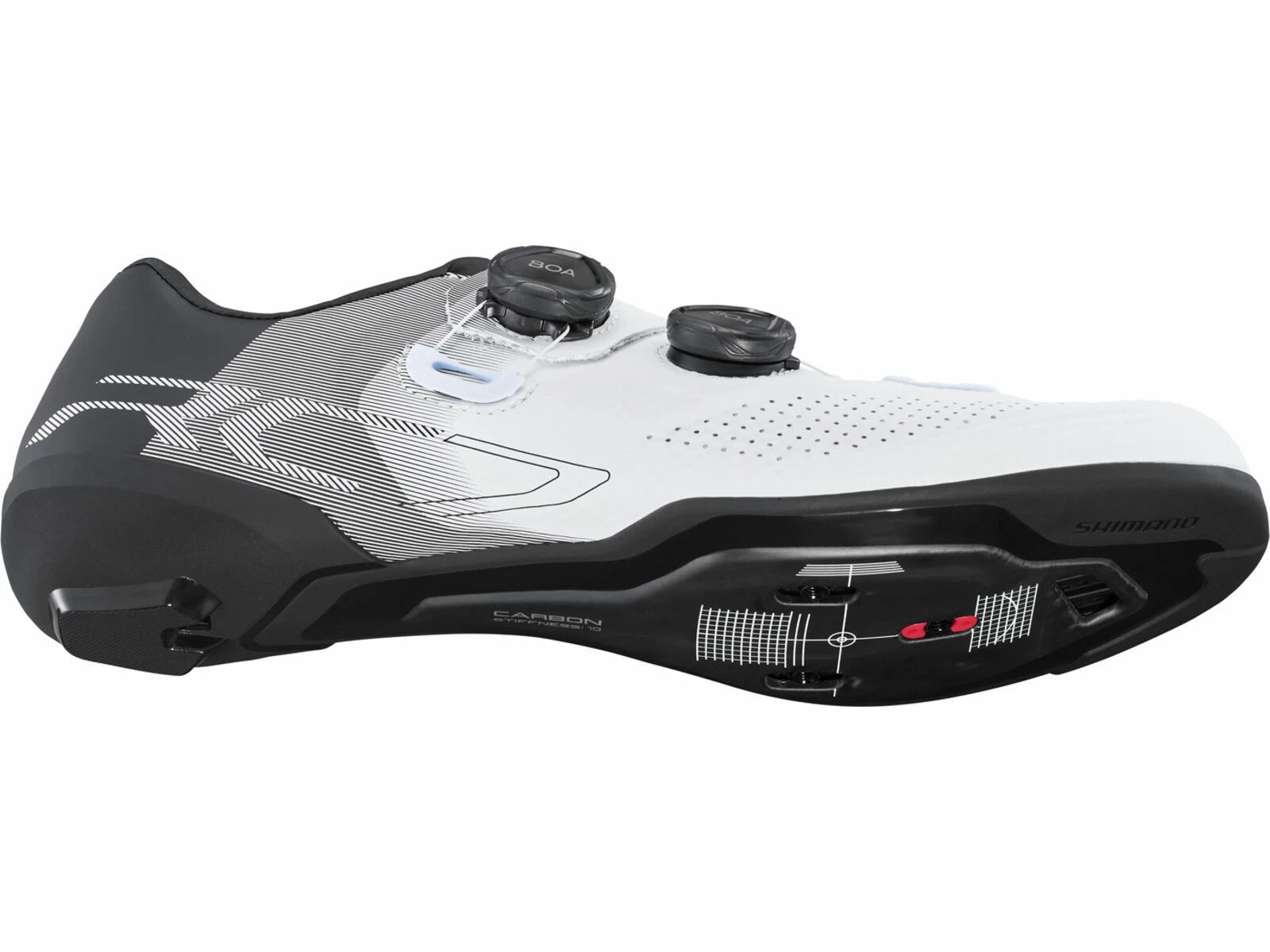 Shimano SH-RC702 Road, White 4 Shimano SH-RC702 Road, White – Bild 4