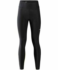 Gore Wear Progress Thermo Tights+ Damen, Black/neon Yellow