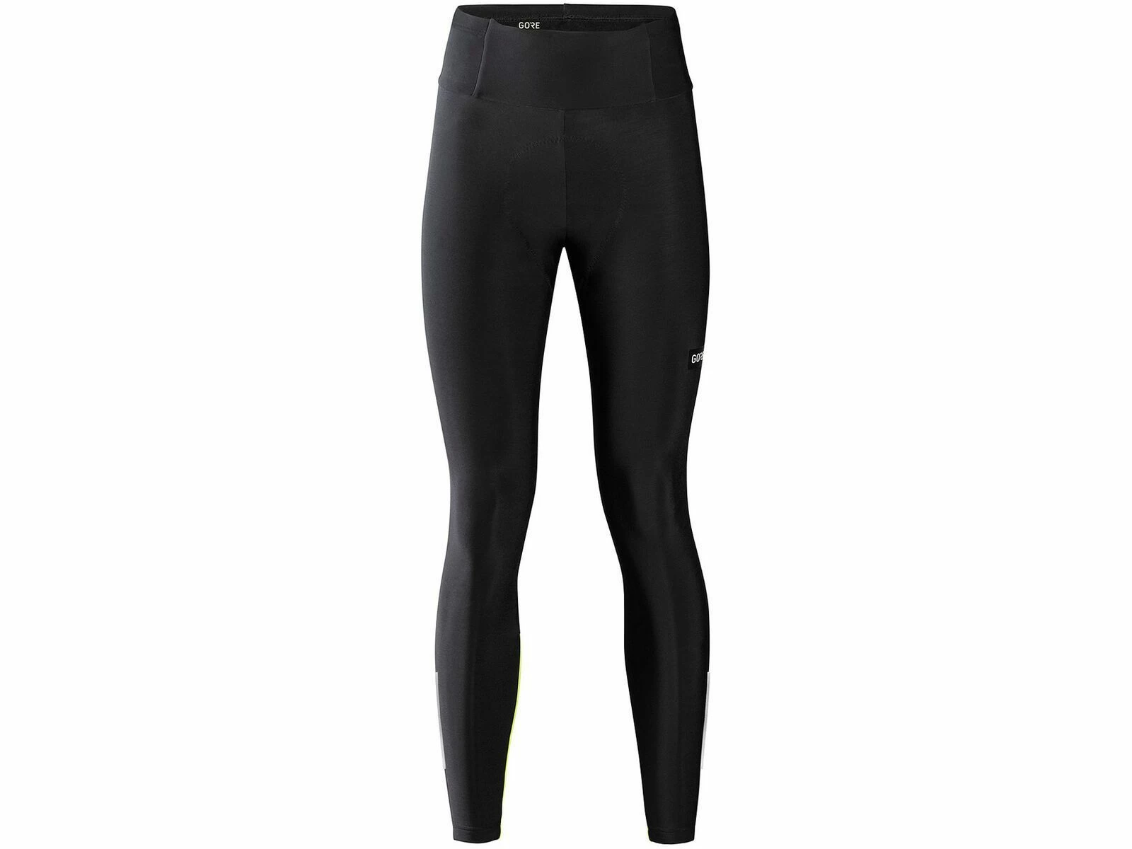Gore Wear Progress Thermo Tights+ Damen, Black/neon Yellow 1 Gore Wear Progress Thermo Tights+ Damen, Black/neon Yellow