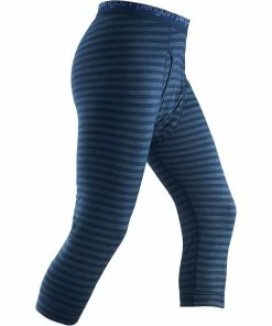 Penguin Männer Merino 3/4 Stretch Leggings, Storm Blue