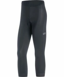 Gore Wear C3 Damen 3/4 Tights+, Black