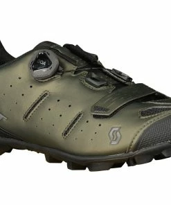 Scott MTB Elite Boa Shoe, Metallic Brown/black