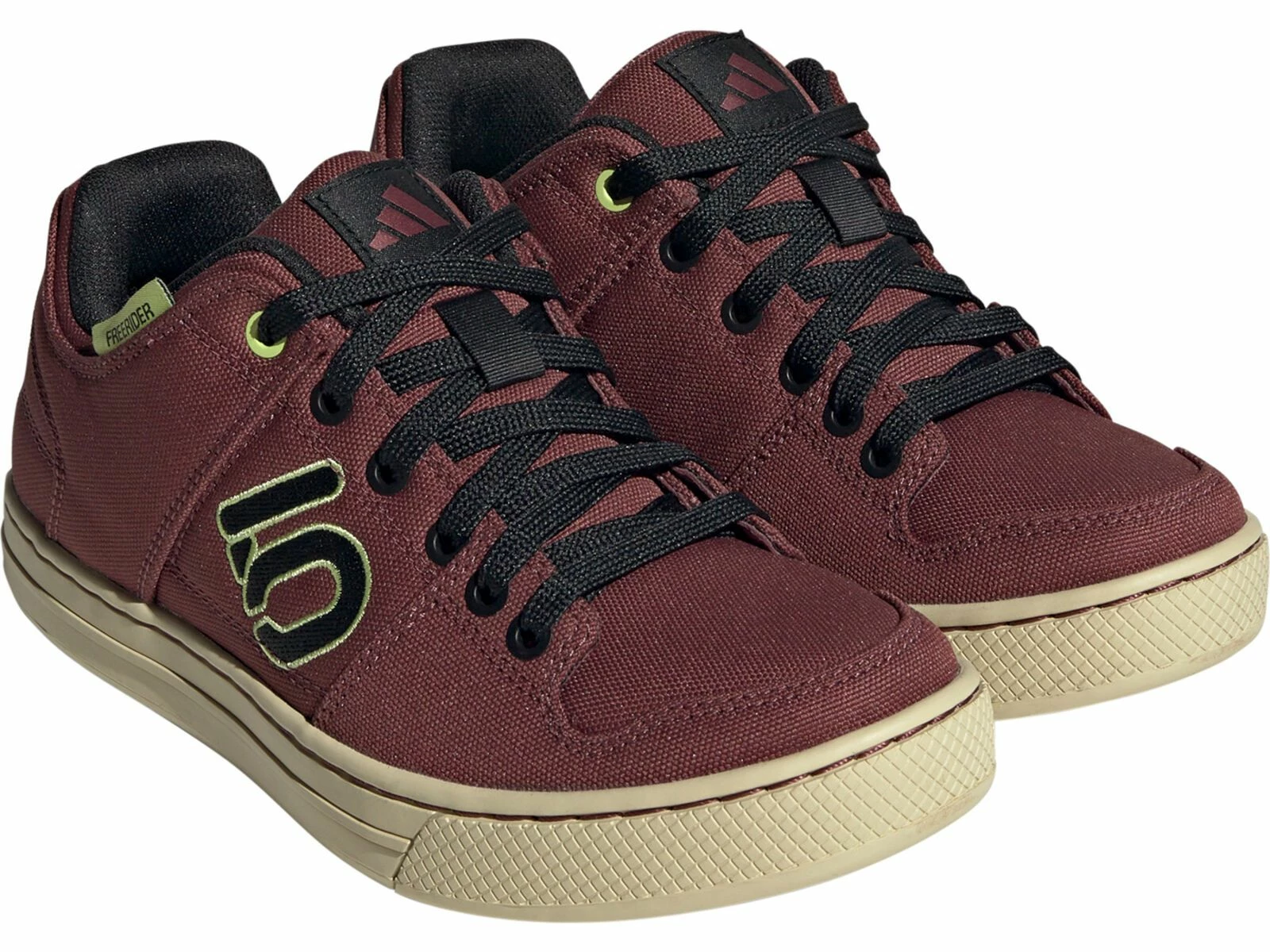 Five Ten Freerider Canvas Women, Burgundy/core Black/pulse Lime 1 Five Ten Freerider Canvas Women, Burgundy/core Black/pulse Lime