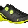 Scott MTB RC Shoe, Matt Black/sulphur Yellow