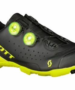 Scott MTB RC Shoe, Matt Black/sulphur Yellow