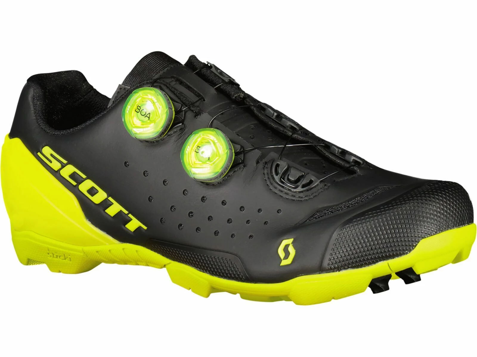 Scott MTB RC Shoe, Matt Black/sulphur Yellow 1 Scott MTB RC Shoe, Matt Black/sulphur Yellow
