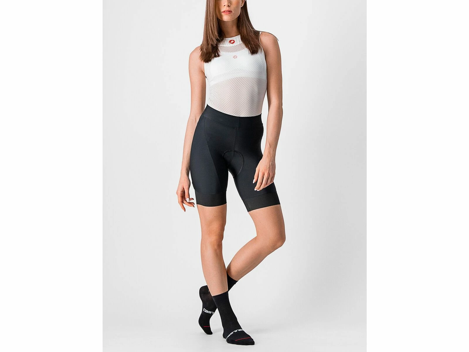 Castelli Prima Short, Black/hibiscus 2 Castelli Prima Short, Black/hibiscus – Bild 2