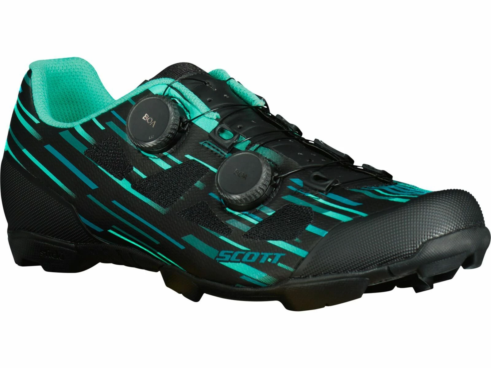 Scott MTB RC Evo Shoe Supersonic, Black/electric Green 1 Scott MTB RC Evo Shoe Supersonic, Black/electric Green
