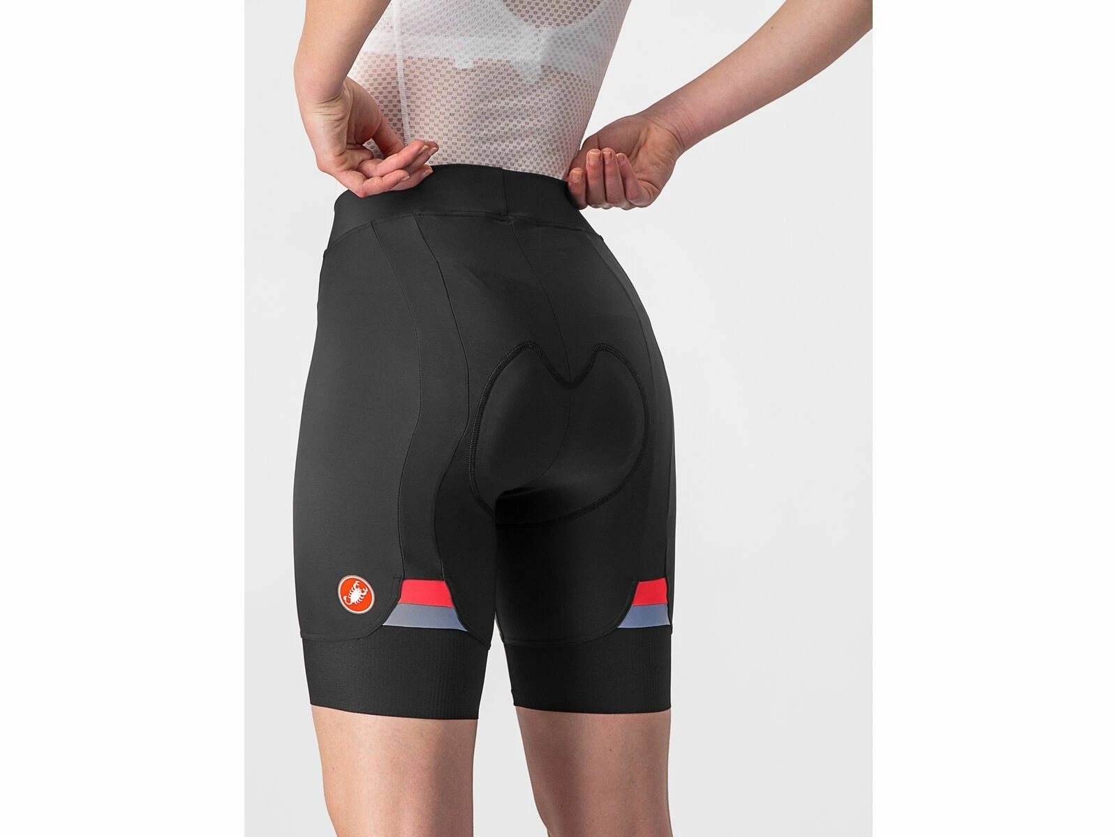 Castelli Prima Short, Black/hibiscus 4 Castelli Prima Short, Black/hibiscus – Bild 4
